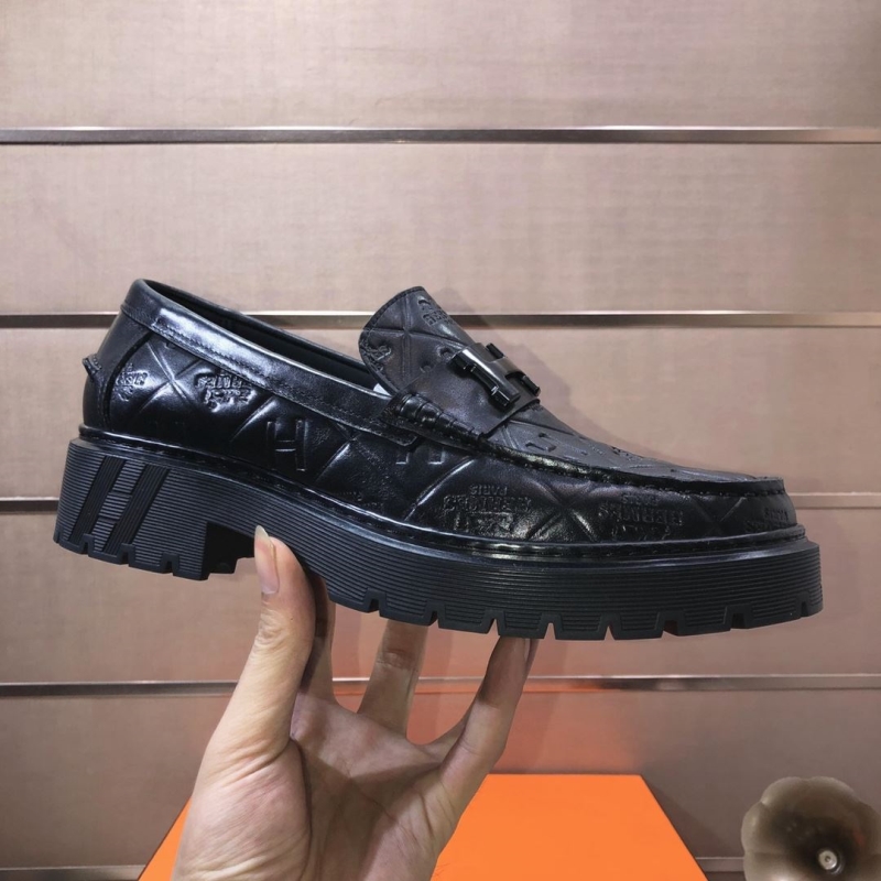 H**mes leather shoes